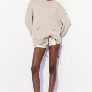 Zara Pocket Knit Sweater Vest